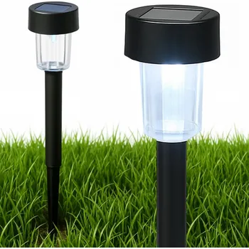 Venkovní osvětlení Solární lampa zapichovací Jumi černá 29,5 cm 1 ks