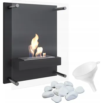 Biokrb Závěsný biokrb Kratki 40 x 50 x 14,9 cm černý