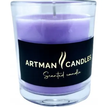 Svíčka Vonná svíčka z včelího vosku LEVANDULE Artman Candlex