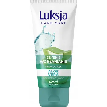 Péče o ruce LUKSJA KRÉM NA RUCE 50ML RYCHLE VSTŘEBÁVÁNÍ ALOE VERA S VITAMÍNOVÝM KOMPLEXEM