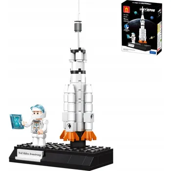 ostatní stavebnice Stavebnice Wange 1801 - Kosmická raketa Rocket Loď Model 76 dílů