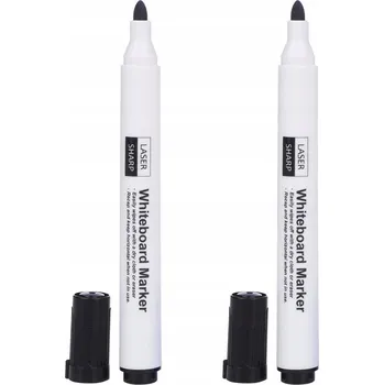 SADA 2 POPISOVAČŮ NA BÍLOU TABULI - ČERNÁ BARVA