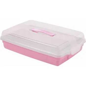 Dóza na potraviny Plastový PARTY BOX - růžový