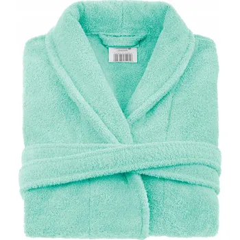 Dámský župan DÁMSKÝ BAVLNĚNÝ ŽUPAN HOTELOVÝ MINT L/XL