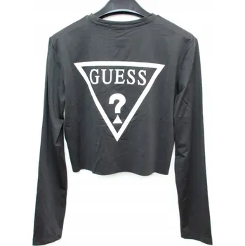 Podprsenka GUESS TOP ČERNÝ S LOGEM DLOUHÝ RUKÁV S 0A8G3_A*