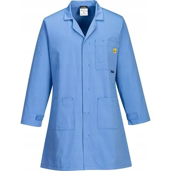 Pracovní obuv ESD antistatická zástěra EN 1149 IEC 61340 vel. XXL Modrá Hamilton R