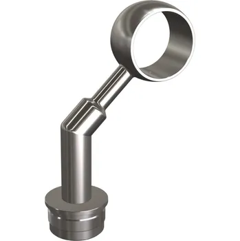 Zábradlí Držák na zábradlí kroužkový vyosený, nerez