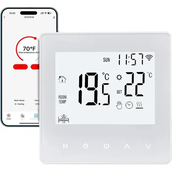 Termostat INTELIGENTNÍ TERMOSTAT OVLADAČ PRO BOJLER VODY TEPLOTY ČIDLO 3A