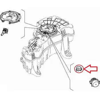 Systém vstřikování Snímač ADBlue nádrže Fiat Ducato od 2018, Doblo, Fiorino od 2016, 77368536