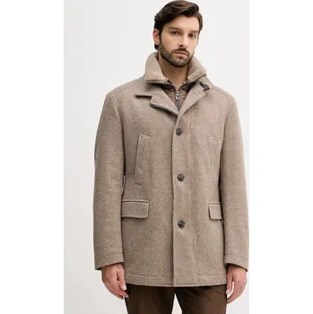 Dámský kabát Kabát s příměsí vlny Joop! 30048637 béžová 08X, vel. 50