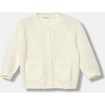 Kojenecký kardigan United Colors of Benetton 16AKA5013.W.Seasonal béžová 01X, vel. 74