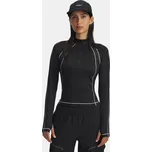 Dámské triko UNDER ARMOUR UA COLDGEAR TEXTURED 1/2 ZIP 6003998-003 ČERNÁ L