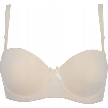 Podprsenka Podprsenka bardotka, balkonetka béžová, velikost 80C