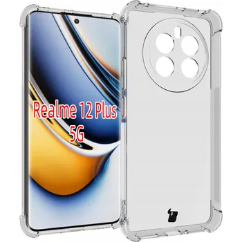 Pouzdro na mobilní telefon Zadní Kryt Bizon pro realme 12+ 5G bezbarvá