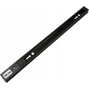 Lišta pro LED reflektory GU10, 0,5m (50cm), černá