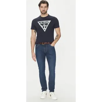 Pánské tričko Guess T-Shirt M5GI06I3Z14 Tmavomodrá Classic Fit XXL