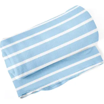 deka Sablio Deka Modrobílé pruhy - 190x140 cm