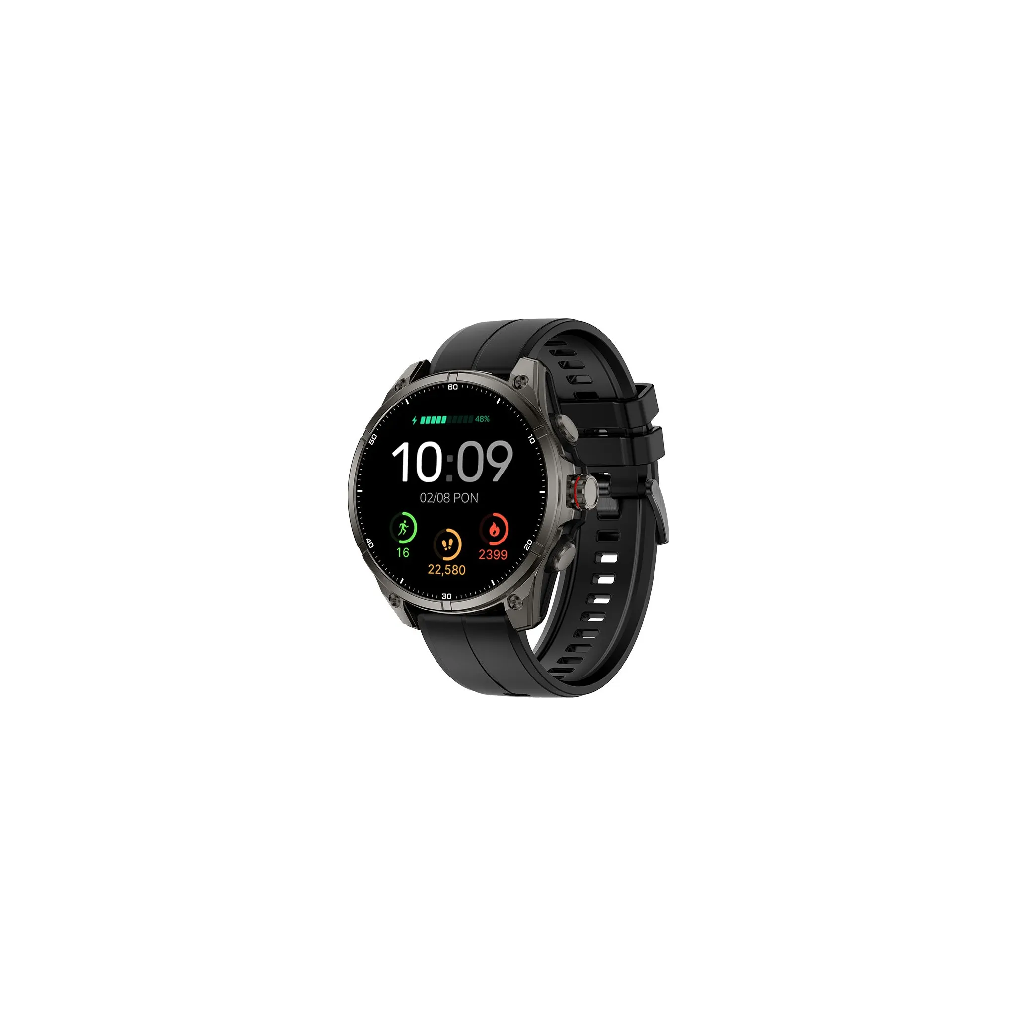 Fotografie 1 - Chytré hodinky Madvell Onyx 3 GPS černé/silikonový řemínek