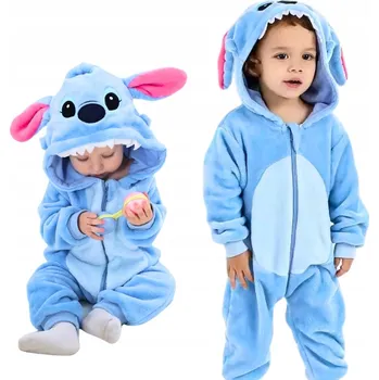 Kojenecký overall Pyžamo Overal Kostým Overal Disney Stitch Kojenecké 70: 50-65 cm