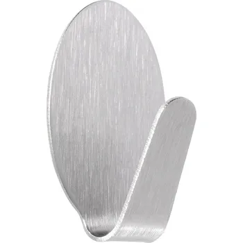 Věšák SAMOLEPICÍ OCELOVÝ VĚŠÁK DO KUCHYNĚ KOUPELNY, NEINVAZIVNÍ