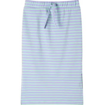 Dívčí sukně DĚTSKÁ PRUHOVANÁ SUKNĚ, ROVNÝ STŘIH MÁTA 140