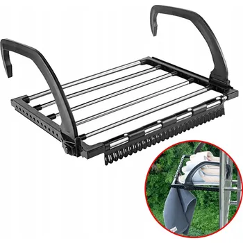 Sušák na prádlo SKŁADANA SUSZARKA NA PRANIE PRO BALKONOVÉ RADIÁTORY, VĚŠÁK NA OBLEČENÍ