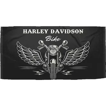 Sablio Ručník Harley-Davidson S křídly - 30x50 cm