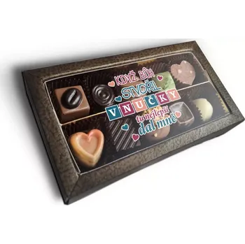 Bonboniéra Sablio Pralinky Když Bůh stvořil vnučky - 10 ks pralinek