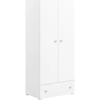 Šatní skříň Skříň Kobi Stella 80 x 177 x 50 cm bílá