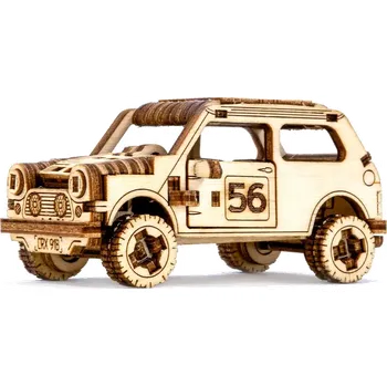 Puzzle Dřevěné 3D puzzle – rallye auto