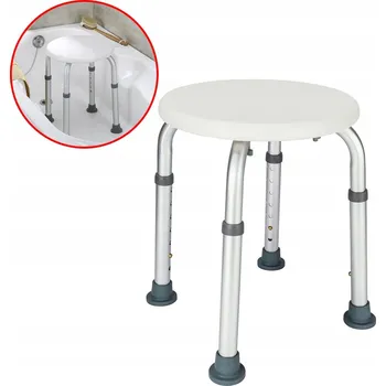 Koupelnové sedátko REGULOWANE KRZESEŁKO DO KĄPIELI Nastavitelné Křesílko do Vany / Sprchy 34-52 cm pro Seniory - Stolička do Koupelny
