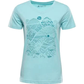 Dámské tričko Dámské funkční triko ALPINE PRO Grema 2 modré Velikost: XS