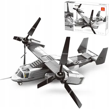 ostatní stavebnice WANGE 5006 - vojenská stavebnice na budování dovedností - 460 kusů stavebních bloků -