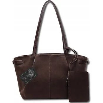 Kabelka Bad&Bags kabelka eko kůže semišová hnědá