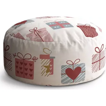 Taburet Sablio Taburet Circle Růžové dárečky: 38x48 cm