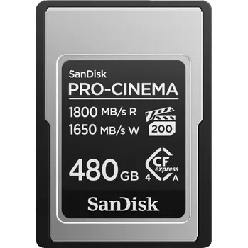 Paměťová karta SANDISK PRO-CINEMA CFexpress Type A Card 480 GB