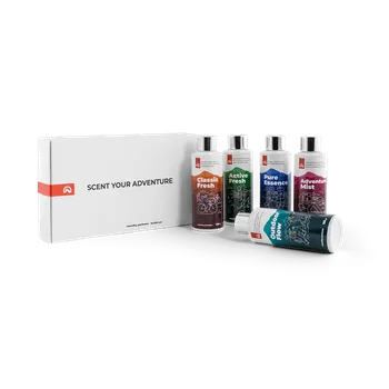 Kosmetická sada Northfinder Kompletní dárková sada 5 parfémů na praní 150 ml, clear,