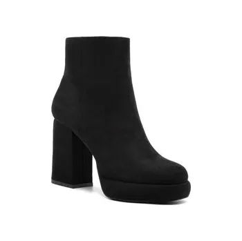 Dámské kozačky Polokozačky Jenny Fairy KLARE WYL3592-1 Černá 41