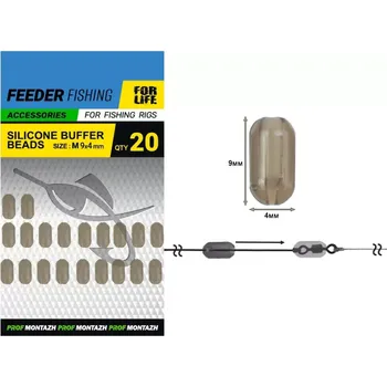 Ochranná tlumičová vložka pro obratlík M 9×4 mm (20 ks)