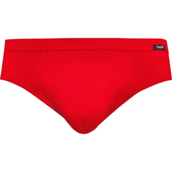Pánská móda Pánské bavlněné slipy Toni červené S Teyli