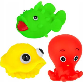 Hračka pro nejmenší Mořská zvířátka do koupele vany Tullo 3 ks