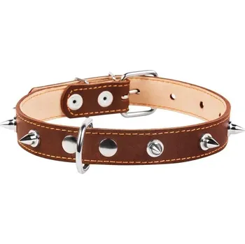 Obojek pro psa Kožený obojek pro psa klasický Waudog, velikost 48-63 cm, šířka 35 mm