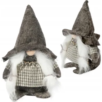 Vánoční dekorace Vánoční Skřítek Krasnal GNÓM Vánoční Dekorace Dárek 18 cm HOLČIČKA