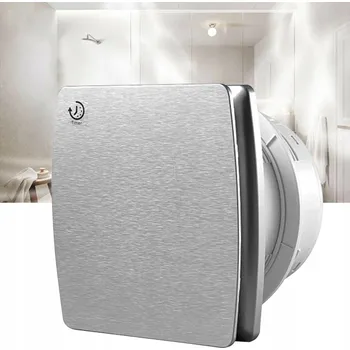 ventilátor do koupelny Koupelnový ventilátor 100 mm s klapkou, časovačem a senzorem vlhkosti