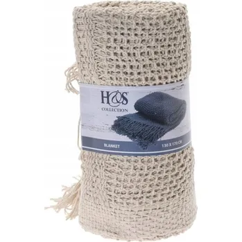 Prostěradlo Bavlna deka H&S Decoration 170 cm x 130 cm béžová