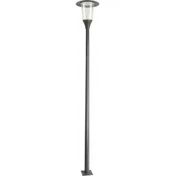 Venkovní osvětlení Osvětlovací sloupek kulatý Su-ma E27 318 cm šedý