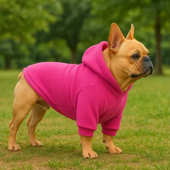 Obleček pro psa WANTED DOG Beránková mikina pro psa mikroplyš - Berry Pink Velikost: XS, Na míru pejskovi: SKLADEM