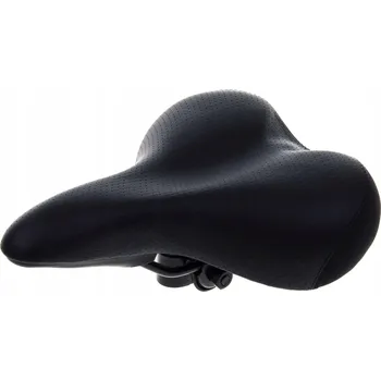 Sedlo na kolo Dámské gelové sedlo na kolo s úchytem SELLE MIO Eko kůže perforovaná