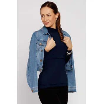 Krásná mamka Kojicí tričko Victoria MODAL navy Velikost: XS