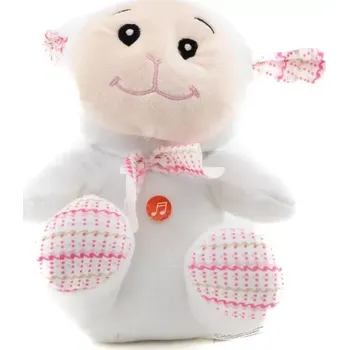 plyšák Ovečka růžová se zvukem